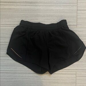 Black Women's lululemon hottie running Shorts